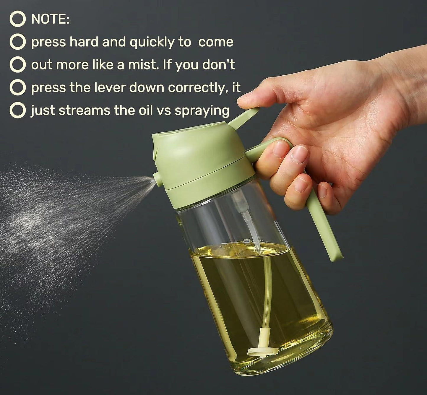 Oil Dispenser Bottle (Glass Bottle)