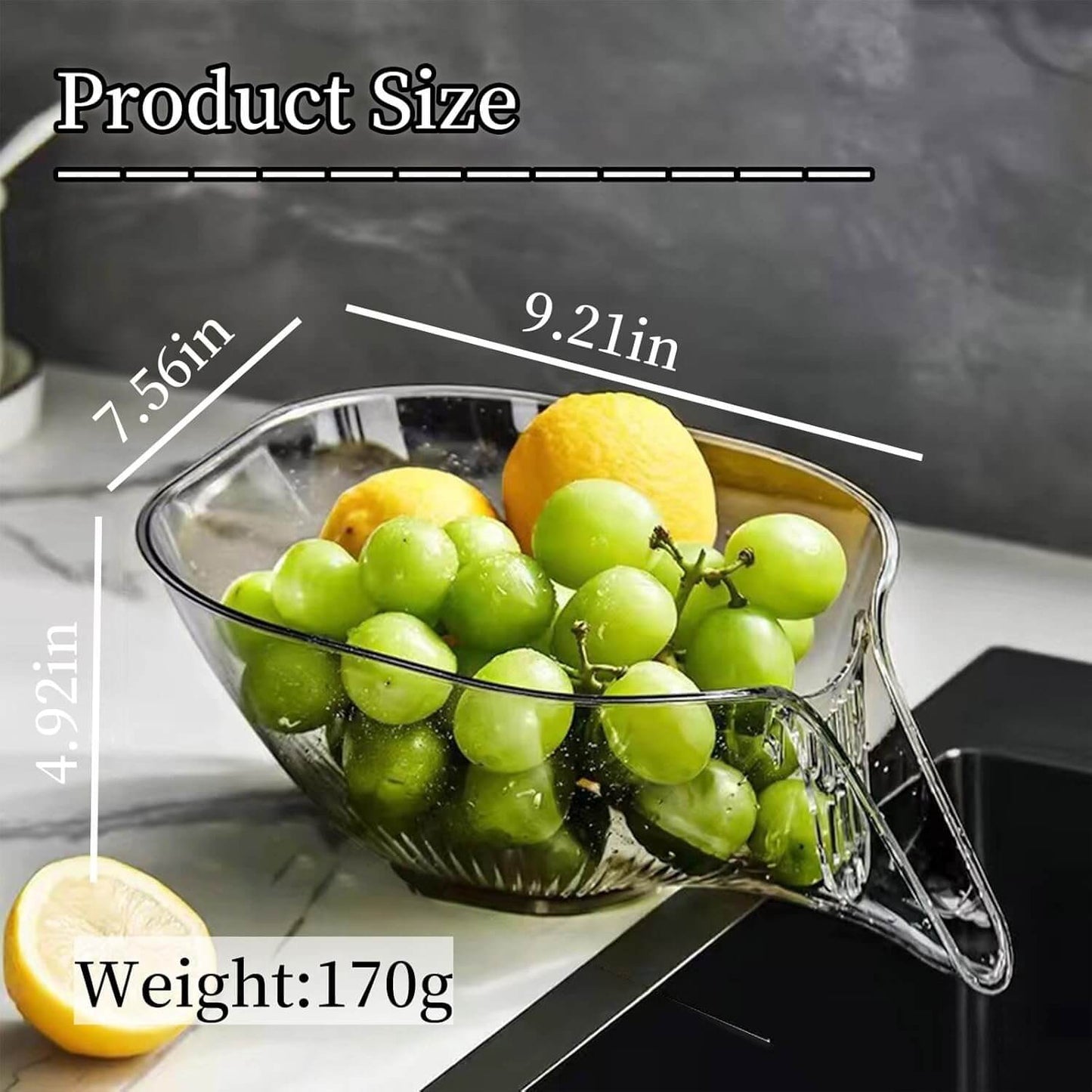 2 Pcs Multi-Functional Drain Basket (Pack Of 2)