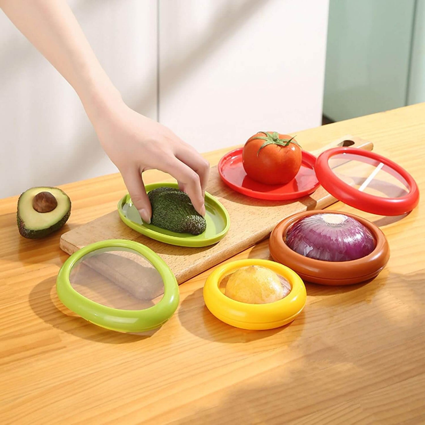 Fruit and Vegetable Storage Silicone Wrap (2 Pieces)