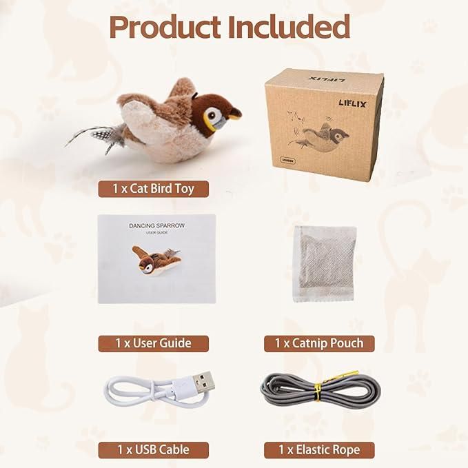 Interactive Flapping Pet Toy