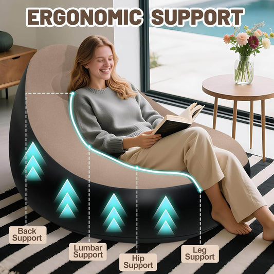 2 in 1 Inflatable Sofa