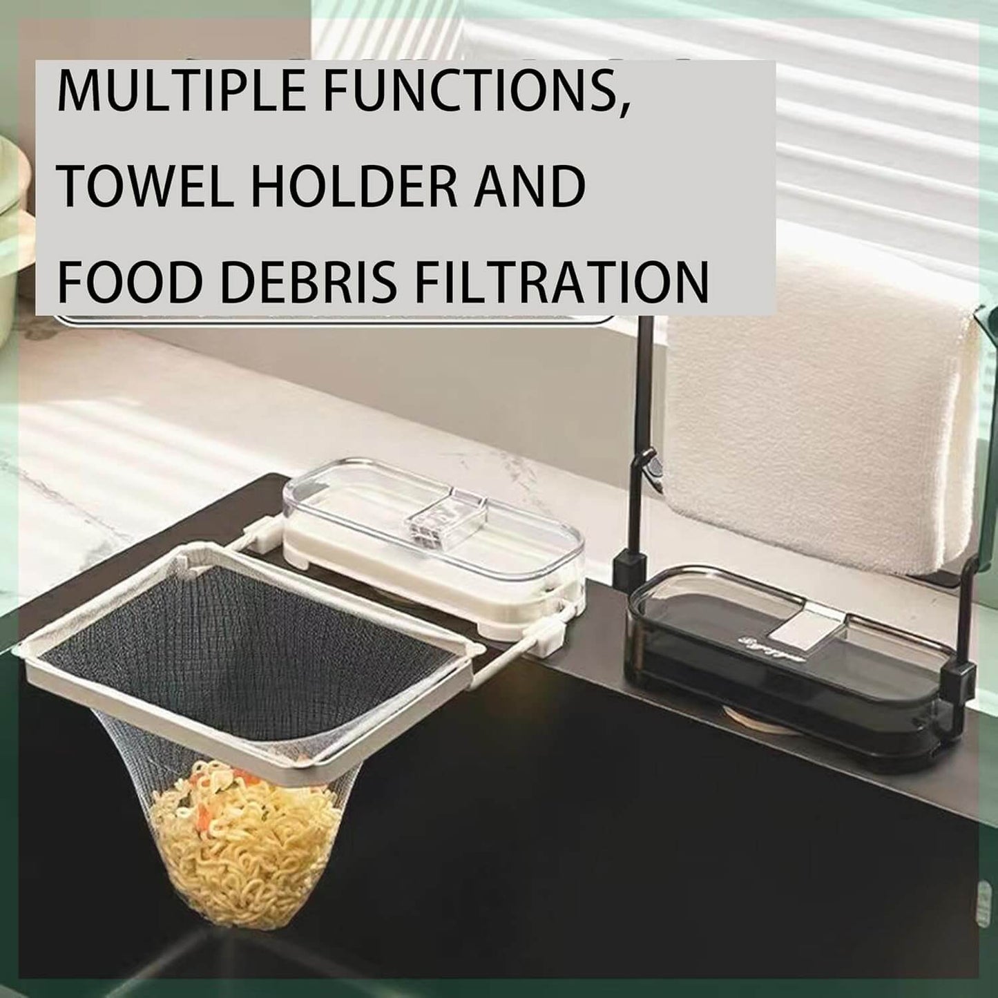 Suction Cup Sink Strainer with 100 Free Filters