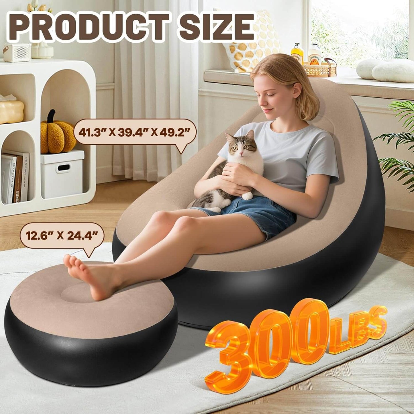 2 in 1 Inflatable Sofa
