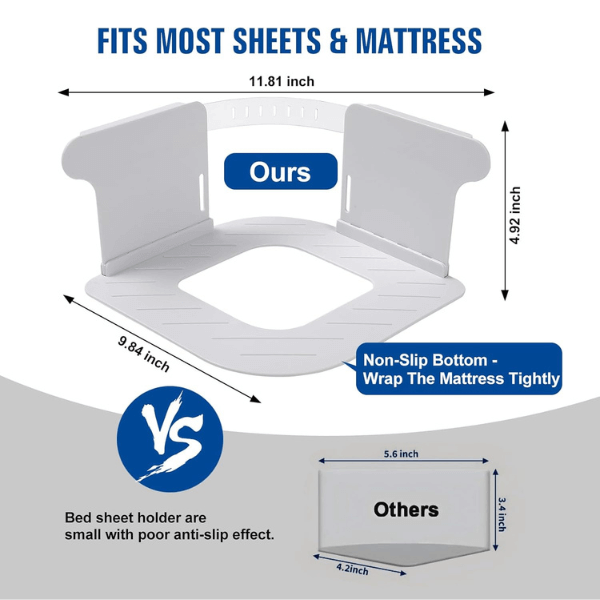Bedsheet Holder Clip (Pack Of 04)