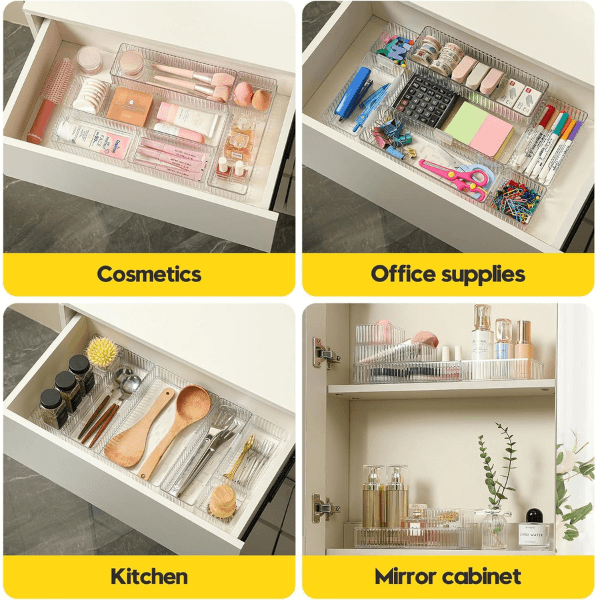 7 Pcs Makeup Organizer Set