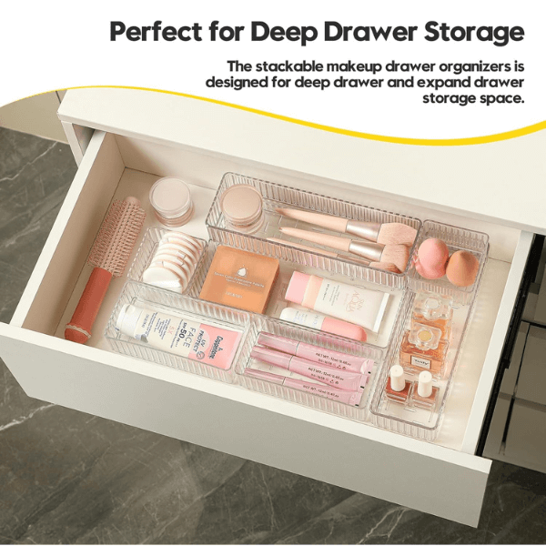 7 Pcs Makeup Organizer Set