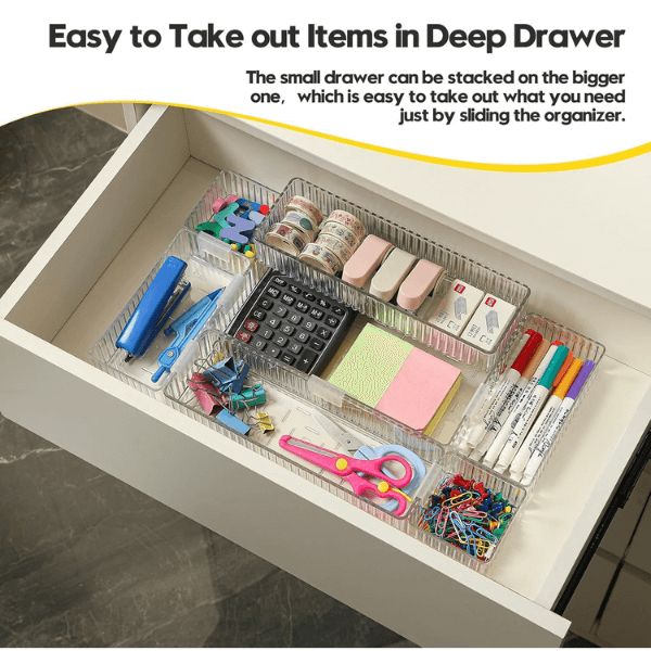 7 Pcs Makeup Organizer Set