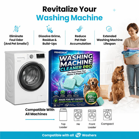 FIRSTPANDA- WASHING MACHINE CLEANER PRO (12 Tablets)