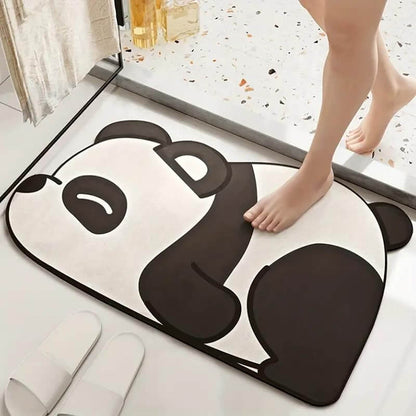 Anti Skid Panda Bath Mat (Set of 2)