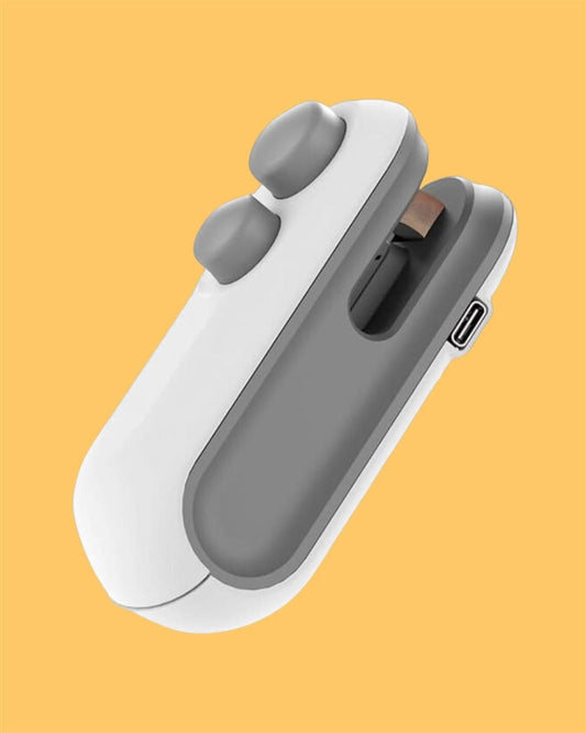 Portable Mini 2 in 1 USB Rechargeable Sealer
