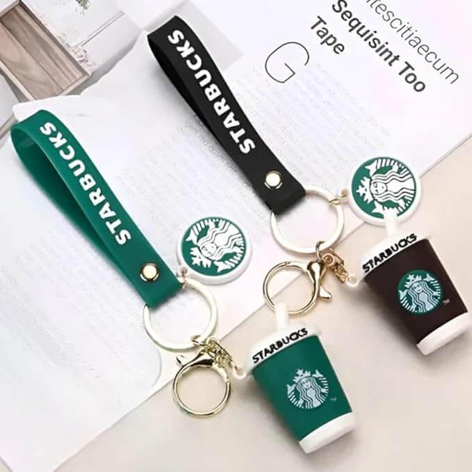 Cute Starbucks Keychain