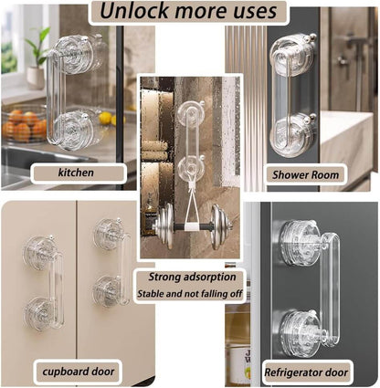 Crystal Suction Door Handle