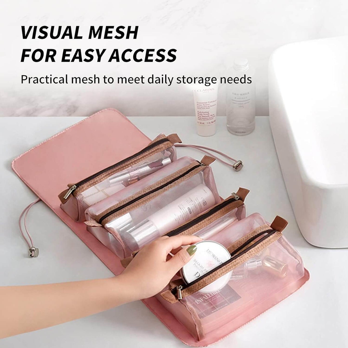 First Panda™ Foldable Makeup Organizer