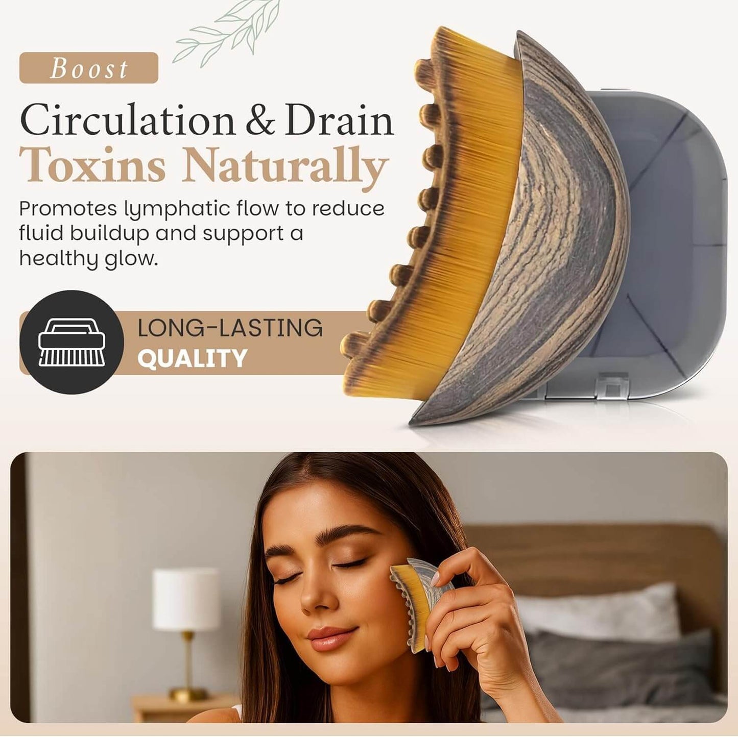 Facial Lymphatic Massager Brush