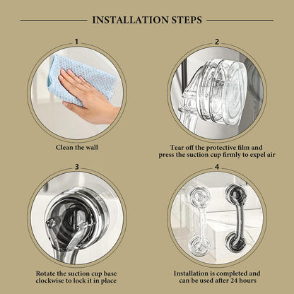 Crystal Suction Door Handle