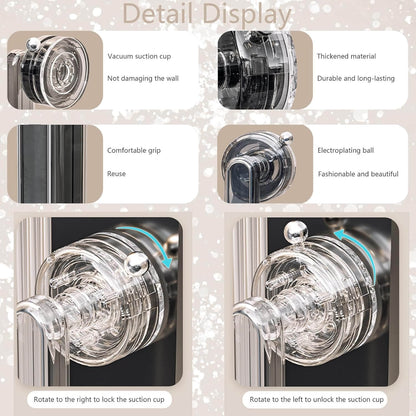 Crystal Suction Door Handle