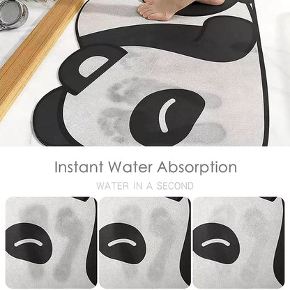 Anti Skid Panda Bath Mat (Set of 2)