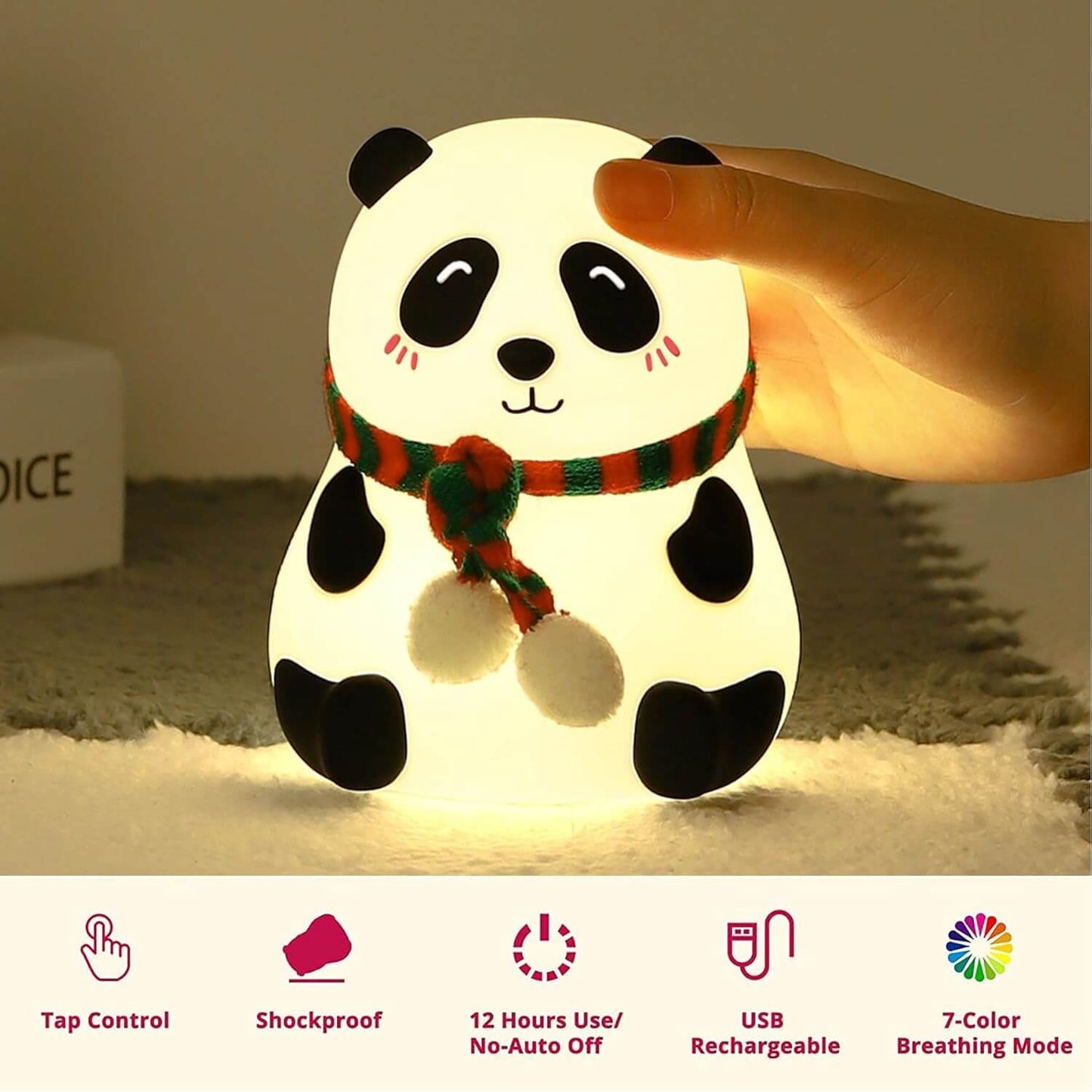 Cute Panda Lamp with USB