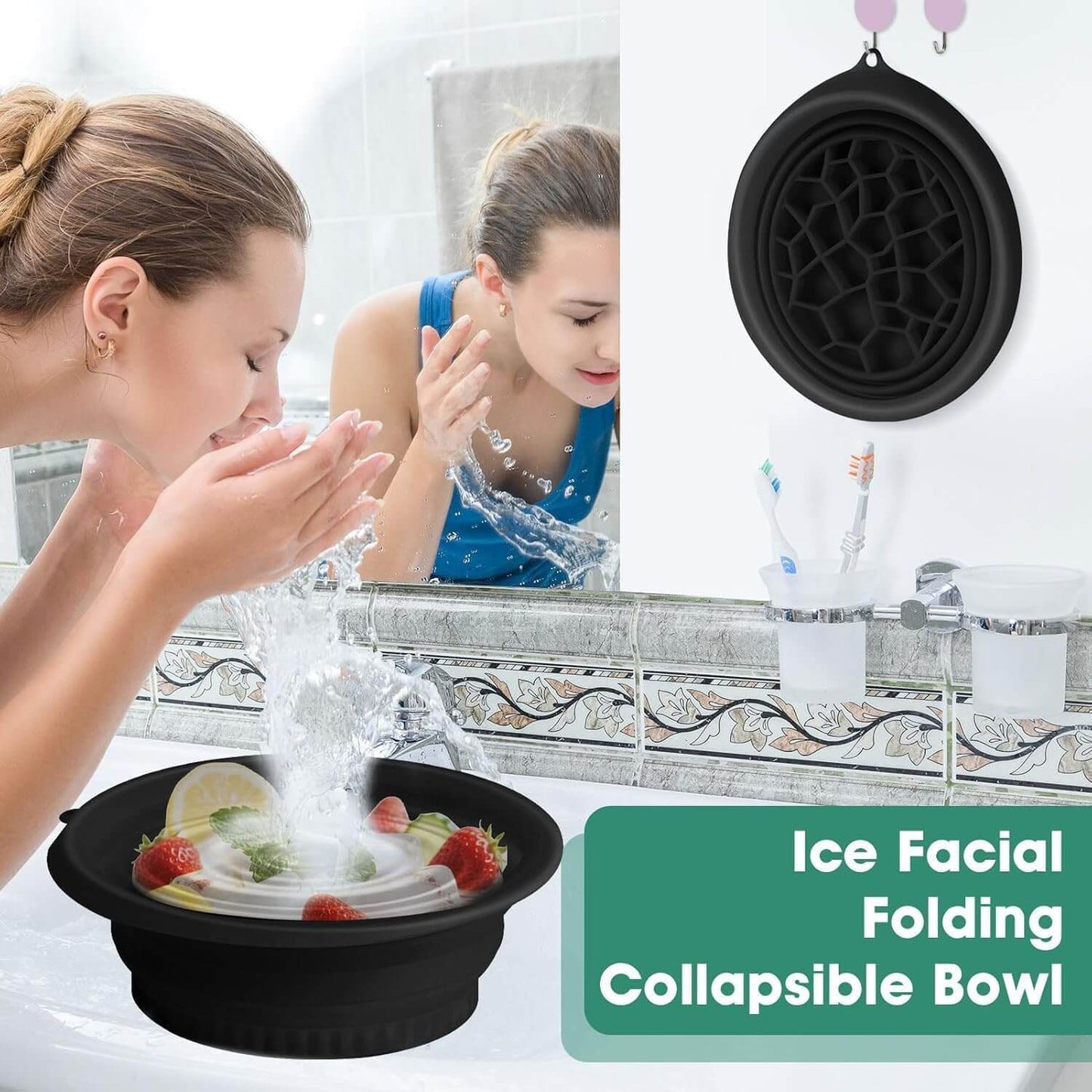 Silicone Ice Face Bowl