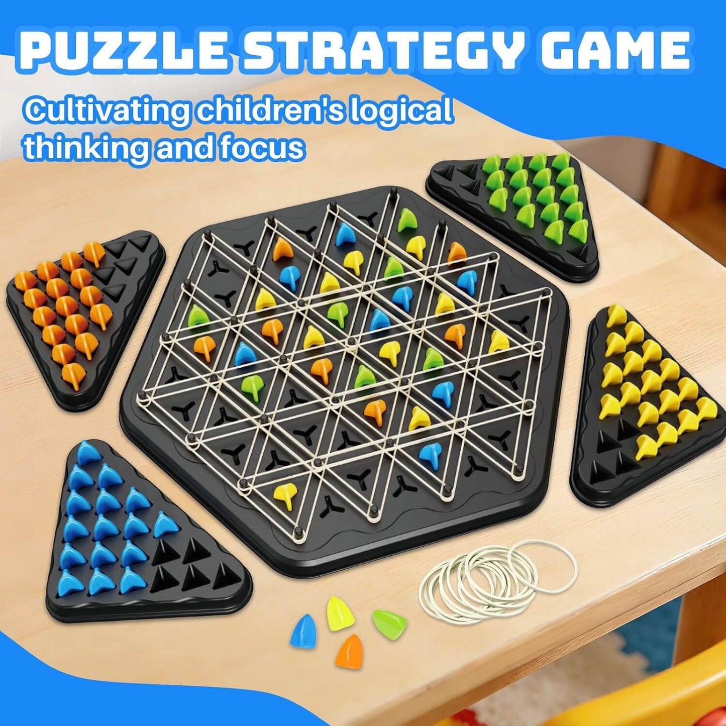 Triangle Hunter: A board game for training in logic and geometry