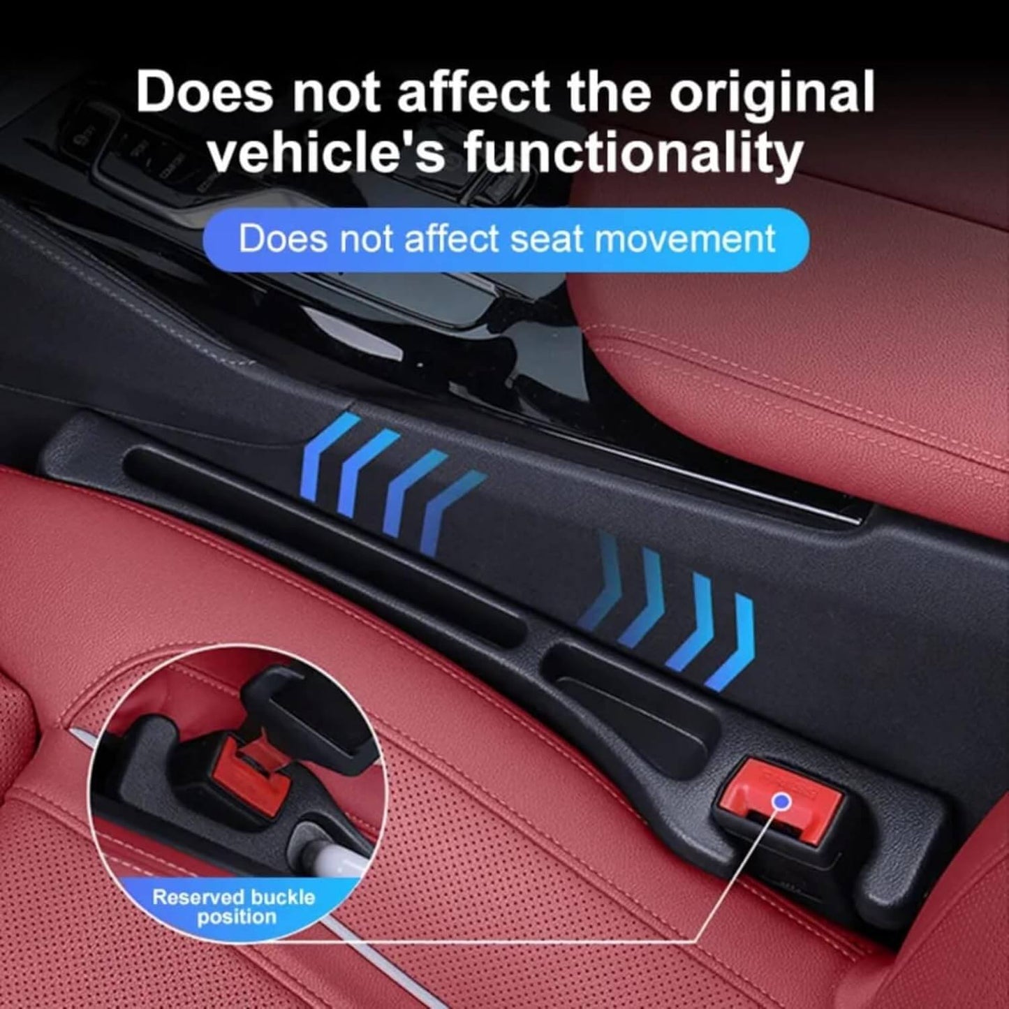 Car Seat Gap Filler (2-Pack Organizer)