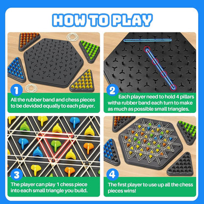 Triangle Hunter: A board game for training in logic and geometry