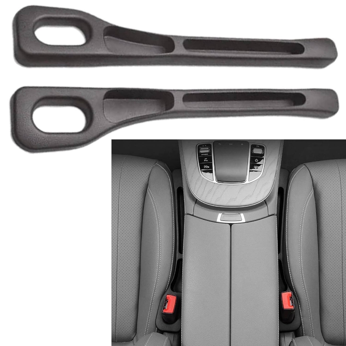 Car Seat Gap Filler (2-Pack Organizer)
