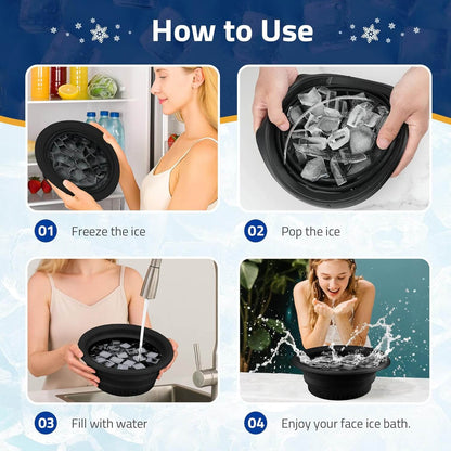 Silicone Ice Face Bowl