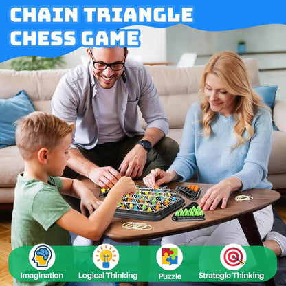 Triangle Hunter: A board game for training in logic and geometry