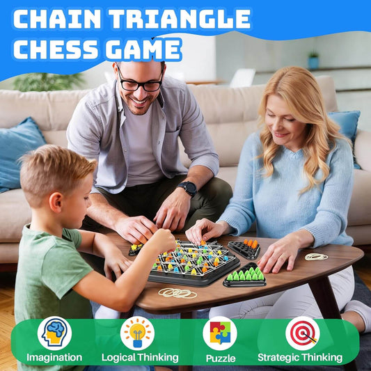 Triangle Hunter: A board game for training in logic and geometry