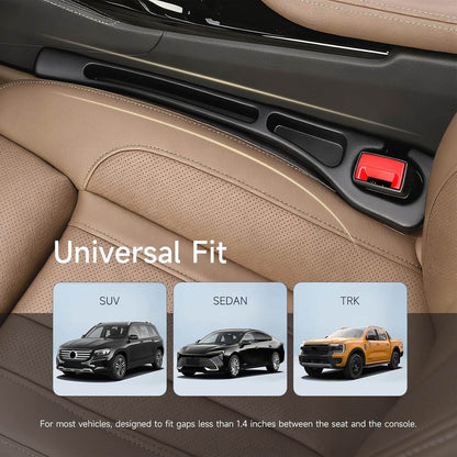 Car Seat Gap Filler (2-Pack Organizer)