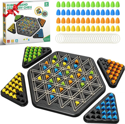 Triangle Hunter: A board game for training in logic and geometry