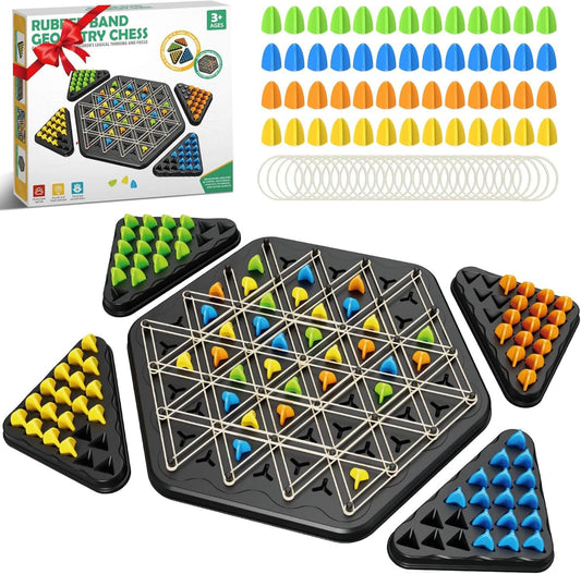 Triangle Hunter: A board game for training in logic and geometry