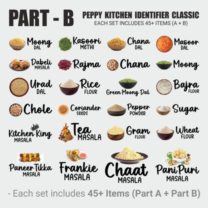 3D Indian Spices Stickers (Pack of 60 Stickers)