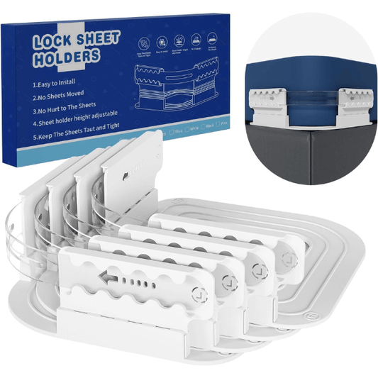 Bedsheet Holder Clip (Pack Of 04)