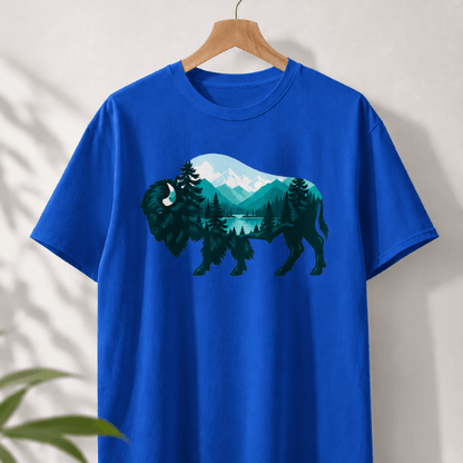 Mountains Scene Unisex Oversized T-Shirt