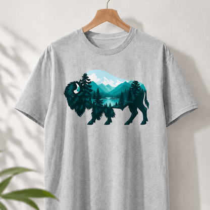 Mountains Scene Unisex Oversized T-Shirt