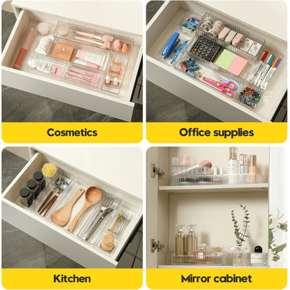 7 Pcs Makeup Organizer Set