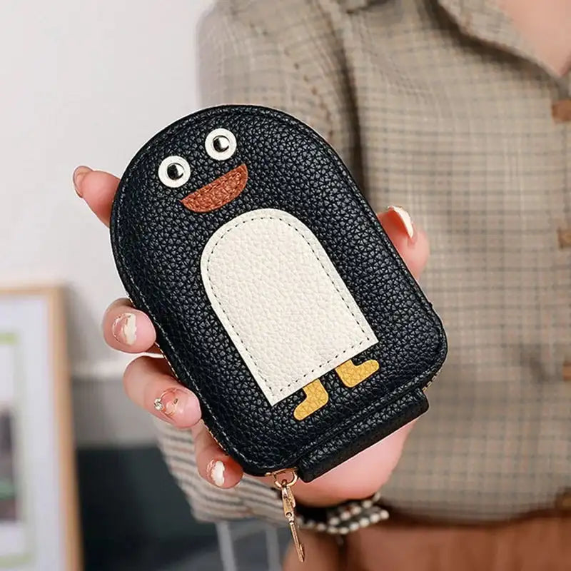 Penguin Leather Card Holder